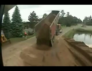 amazing dump truck accident new compilation, construction equipment fails