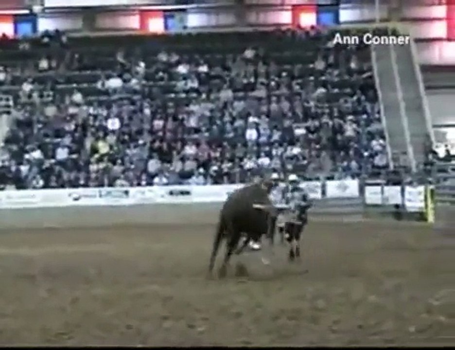 Bull rodeo fail