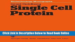 Download Single Cell Protein (Biotechnology Monographs)  PDF Online