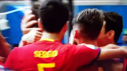 Gerard Pique Goal 1-0 Spain vs Czech Republic 6-13-16