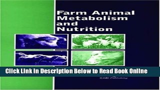 Download Farm Animal Metabolism and Nutrition  Ebook Free