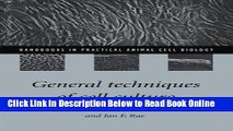 Download General Techniques of Cell Culture (Handbooks in Practical Animal Cell Biology)  Ebook Free