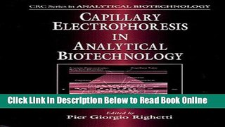 Read Capillary Electrophoresis in Analytical Biotechnology: A Balance of Theory and Practice