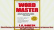 FREE PDF  Word Master  Great Vocabulary Building Games to Improve Your Word Power Now READ ONLINE