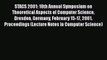 [PDF] STACS 2001: 18th Annual Symposium on Theoretical Aspects of Computer Science Dresden