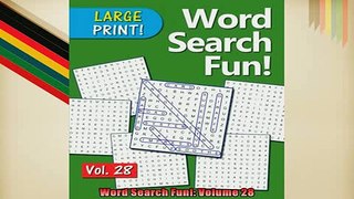 EBOOK ONLINE  Word Search Fun Volume 28 READ ONLINE