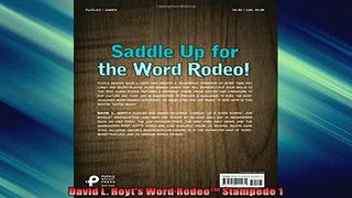 Free PDF Downlaod  David L Hoyts Word Rodeo Stampede 1  DOWNLOAD ONLINE
