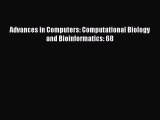[PDF] Advances in Computers: Computational Biology and Bioinformatics: 68 [Read] Online