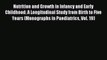 Read Nutrition and Growth in Infancy and Early Childhood: A Longitudinal Study from Birth to