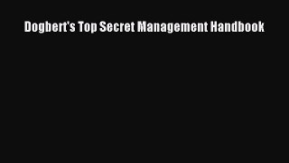 Download Dogbert's Top Secret Management Handbook Ebook Online