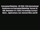 [PDF] Conceptual Modeling - ER 2006: 25th International Conference on Conceptual Modeling Tucson
