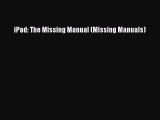 Read iPad: The Missing Manual (Missing Manuals) ebook textbooks