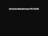 Read Christien Meindertsma PIG 05049 Ebook Free