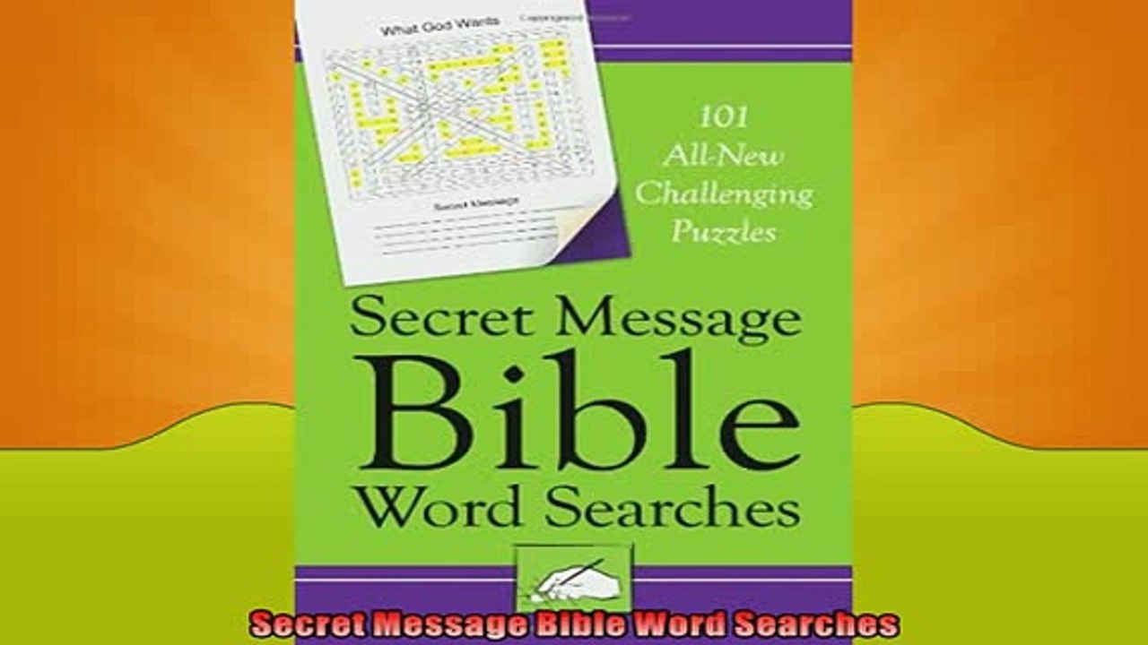 READ book  Secret Message Bible Word Searches  BOOK ONLINE
