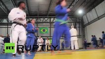 Brazil - Refugee athletes train ahead of Rio's 2016 Summer Olympics