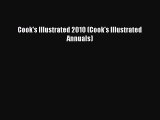 Read Books Cook's Illustrated 2010 (Cook's Illustrated Annuals) ebook textbooks