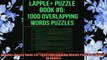 FREE PDF  Lapple Puzzle Book 6 1000 Overlapping Words Puzzles LAPPLE IQ BOOST READ ONLINE