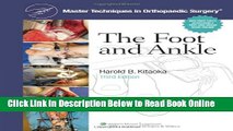 Read Master Techniques in Orthopaedic Surgery: The Foot and Ankle  Ebook Free