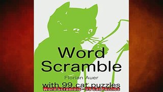 READ book  Word Scramble  99 Cat Puzzles  FREE BOOOK ONLINE
