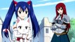 Fairy Tail Natsu and Gray Imagine Lucy and Michelle in Paper Clothing (DUBBED)