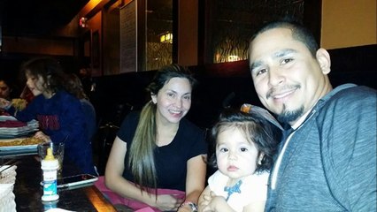 Carlos Carrasco and his wife Karelis Carrasco