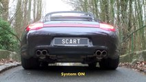 PORSCHE 997-2  Sport exhaust - SCART  Valves system