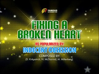 Fixing A Broken Heart - Video Karaoke (Famous) - Minus One