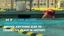 Michael Phelps can't get enough of the Olympics!