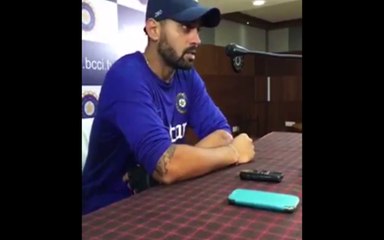 Indian Test Opener Murali Vijay interacted with the Media in Bengaluru