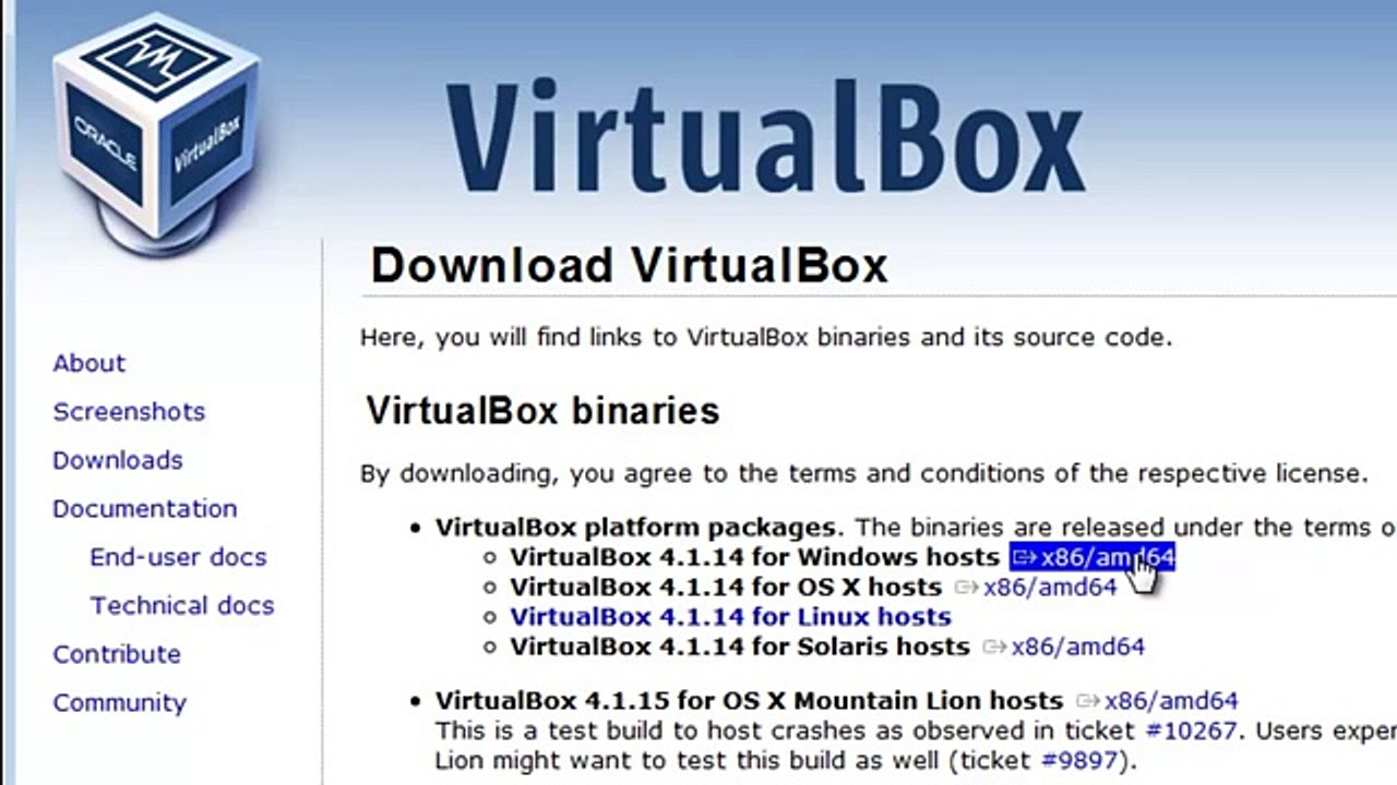 Download and Install VirtualBox in Windows 7