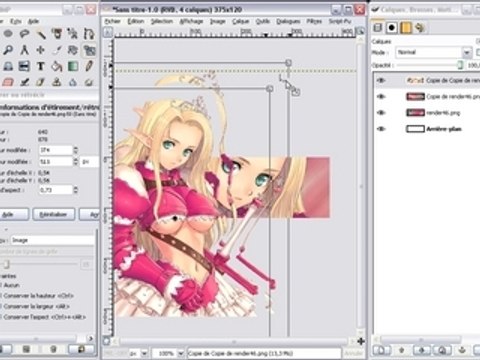 Tuto Gimp - Bannière simple 2