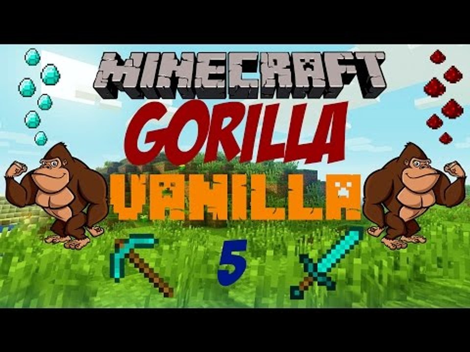Minecraft - GORILLA VANILLA Ep. 5 - Emboscada en la Cueva