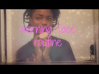 morning face routine