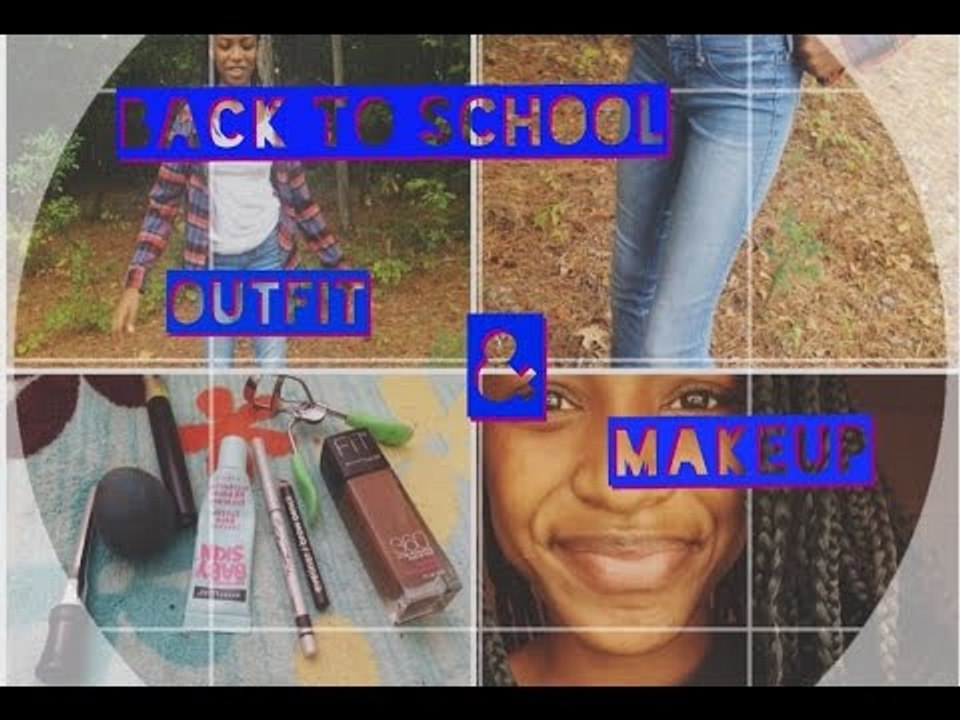 Back to school outfit and makeup!