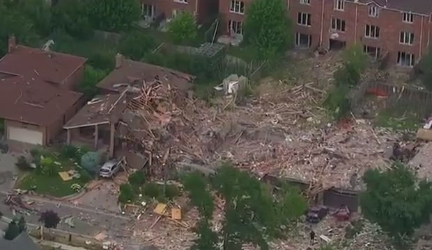 Explosion d'une maison au Canada