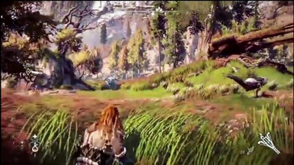 Horizon Zero Dawn - 9 minutes gameplay Sony Japan