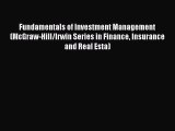Read Fundamentals of Investment Management (McGraw-Hill/Irwin Series in Finance Insurance and