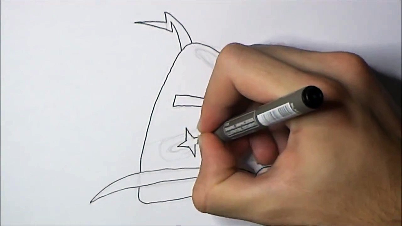 How to Draw the Laser Bird (Angry Birds Space)