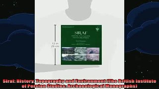 DOWNLOAD FREE Ebooks  Siraf History Topography and Environment The British Institute of Persian Studies Full EBook
