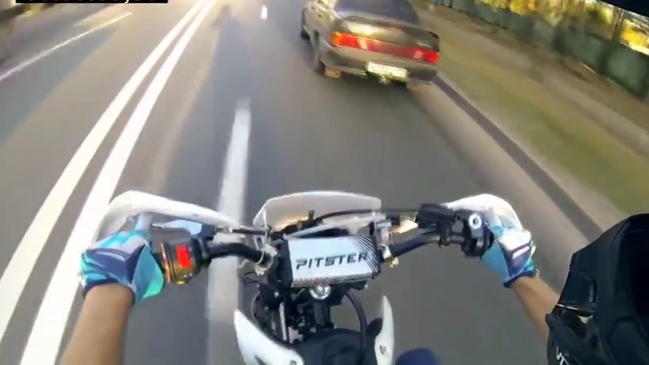 BIKE COP VS Motorcycle POLICE CHASE Street Bikes RUNNING From The COPS Get Away Las Vegas, NV 2016