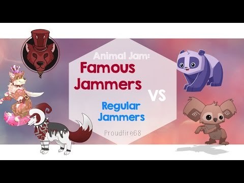 Animal Jam: Famous Jammers VS Regular Jammers