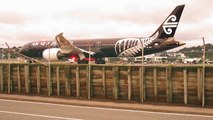 Boeing 787 Air New Zealand Wellington Airport