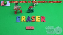 Disney Palace Pets Kinder Surprise Egg Learn-A-Word! Spelling Words Starting With 'E'!  Lesson 3_5