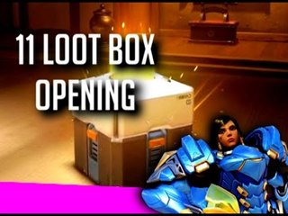 11 OVERWATCH LOOT BOX OPENING