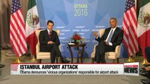 Obama denounces 'vicious organizations' responsible for airport attack