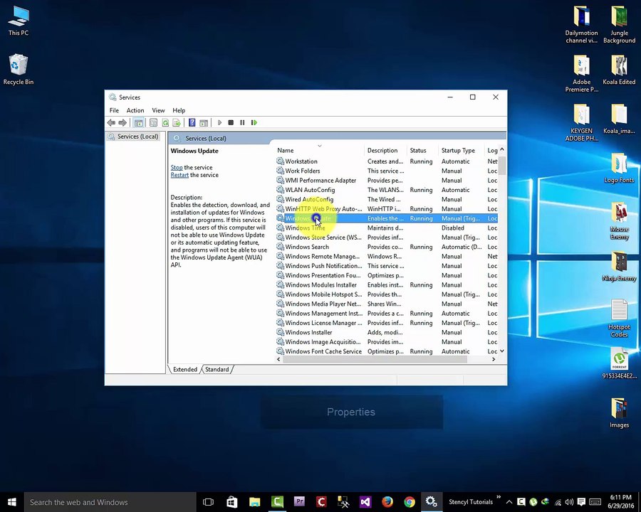 How to stop Updates in Windows 10