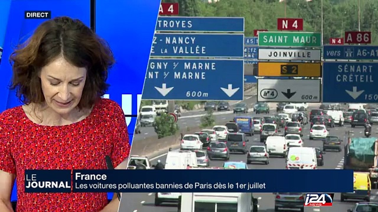 Paris: les voitures polluantes bannies dès le 1er juillet