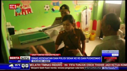 Belum Ditemukan Vaksin Palsu di Sukabumi, Majalengka dan Bali