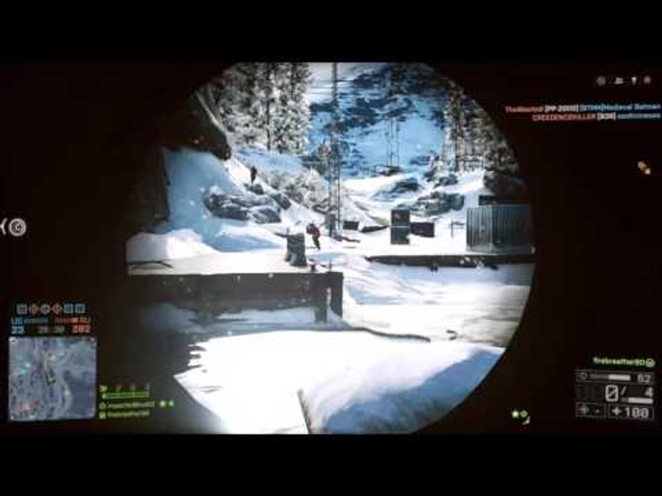 Battlefield 4(BF4) : Multiplayer Gameplay on Xbox one (XB1) Montage "Frozen death"