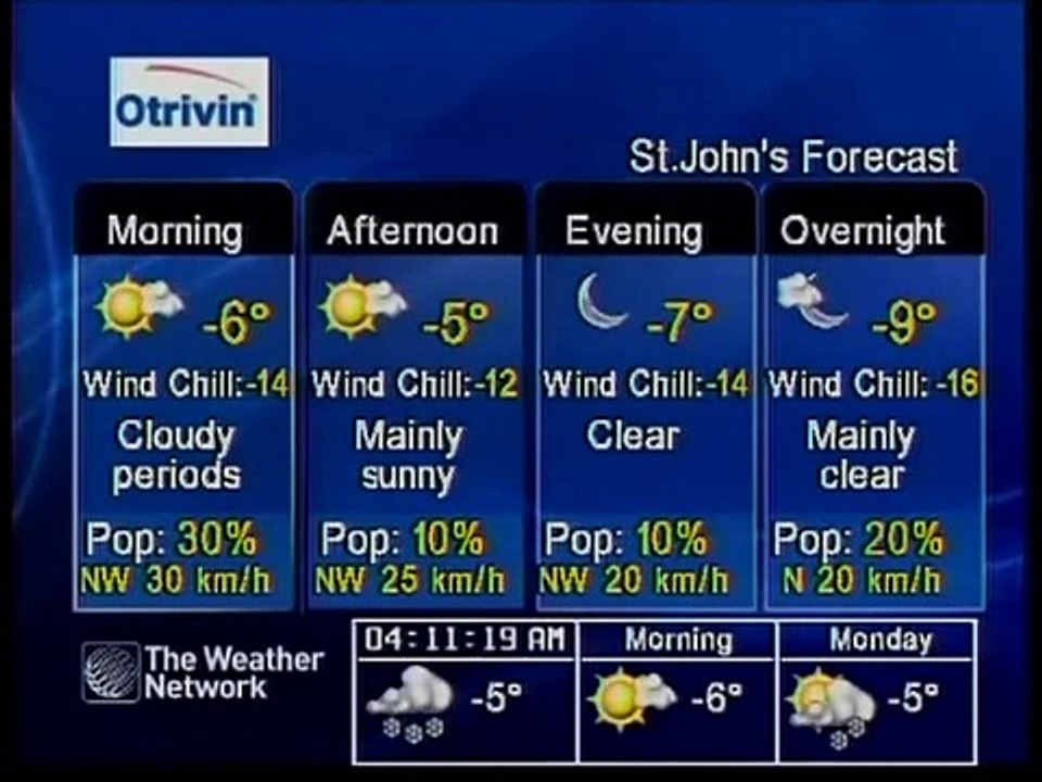 The Weather Network Local Forecast - 24 February 2013